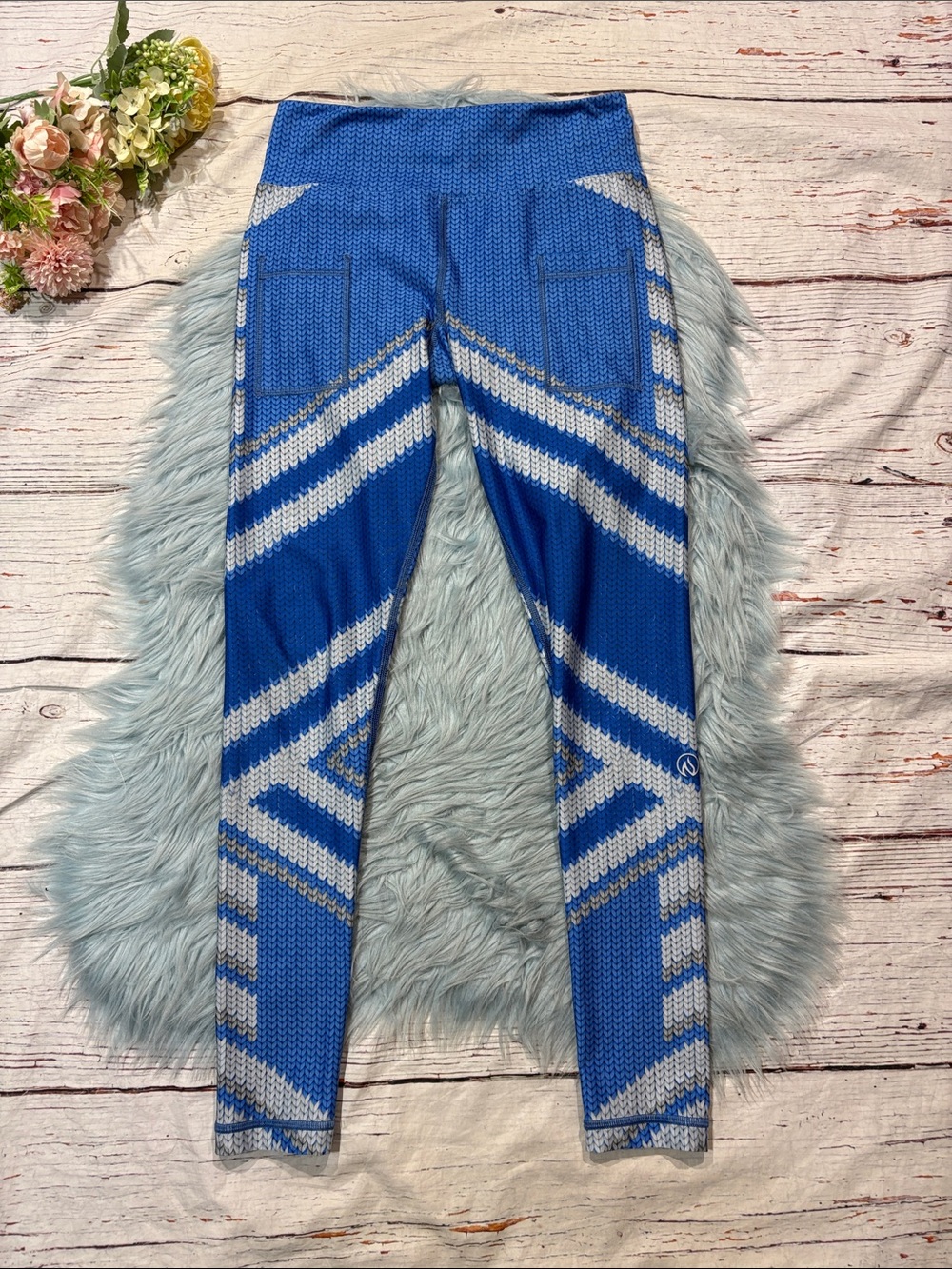 Inknburn Women's "Holiday Knot Knit" Athletic Tights Leggings *Limited Edition*